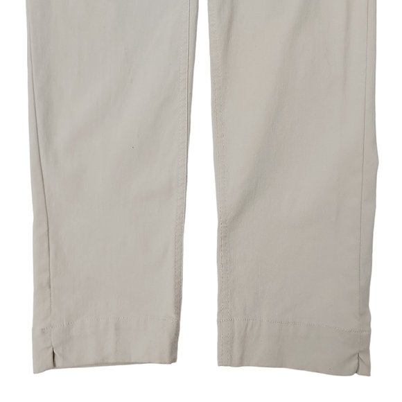 Soft Surroundings Pants Womens Small Beige Ankle Pull On Straight Tummy Control - Picture 4 of 12